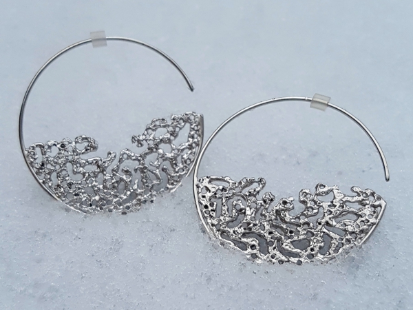 Atelier Solstice – Boucles d’oreilles rondes en argent 925 